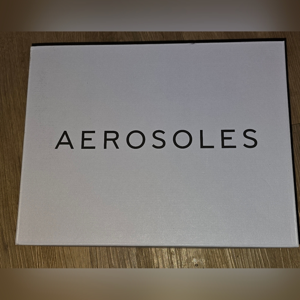 Aerosoles Cosmos Black Suede Block Heel Sandals – 7.5M – NIB - Picture 5 of 10